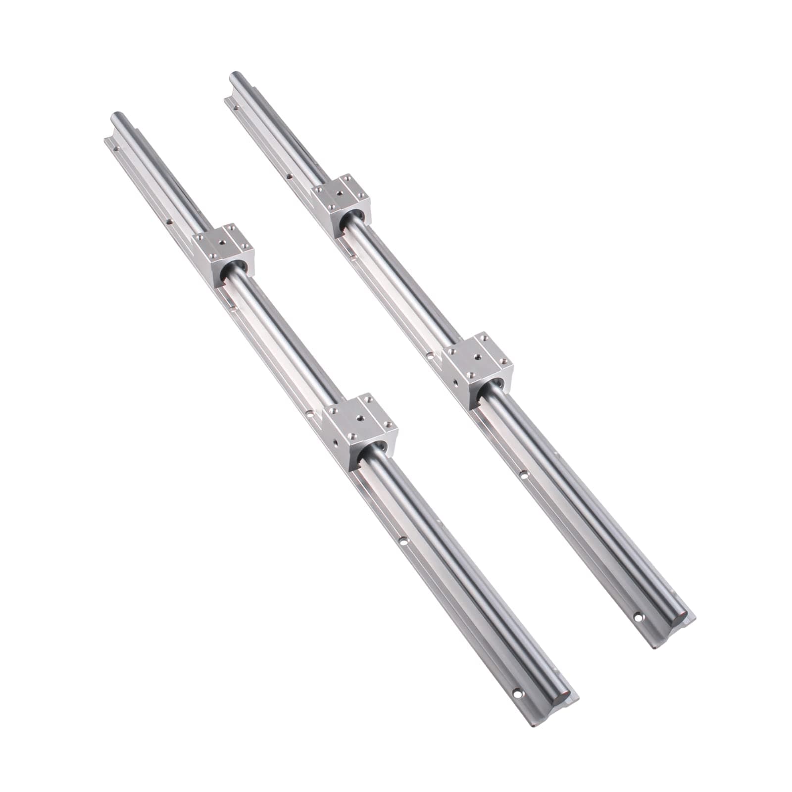 2Pcs SBR16 1500mm Fully Supported Linear Rail+4X SBR16UU 16mm Slide Block Bearing