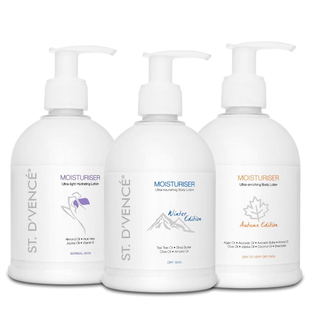 ST. D'VENCÉ Super Body Lotion Combo Pack - Original + Winter + Autumn - 300 ml (Pack of 3) (Super Saver)
