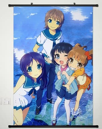 Home Decor Anime Nagi no Asukara Wall Scroll Poster Fabric Painting Key Roles 23.6 X 35.4 Inches -029b