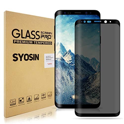 Galaxy S8 Screen Protector, Top Canyon Galaxy S8 Privacy Screen Protector, Galaxy S8 Privacy Tempered Glass Anti-Spy [3D Curved] [Case Friendly]