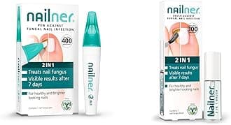 Nailner Fungal Nail Treatment Pen 4 ml - Extra Strong Anti Fungal Nail Treatment for Toenails & Fungal Nail Treatment Brush 5 ml - Extra Strong Anti Fungal Nail Treatment for Toenails