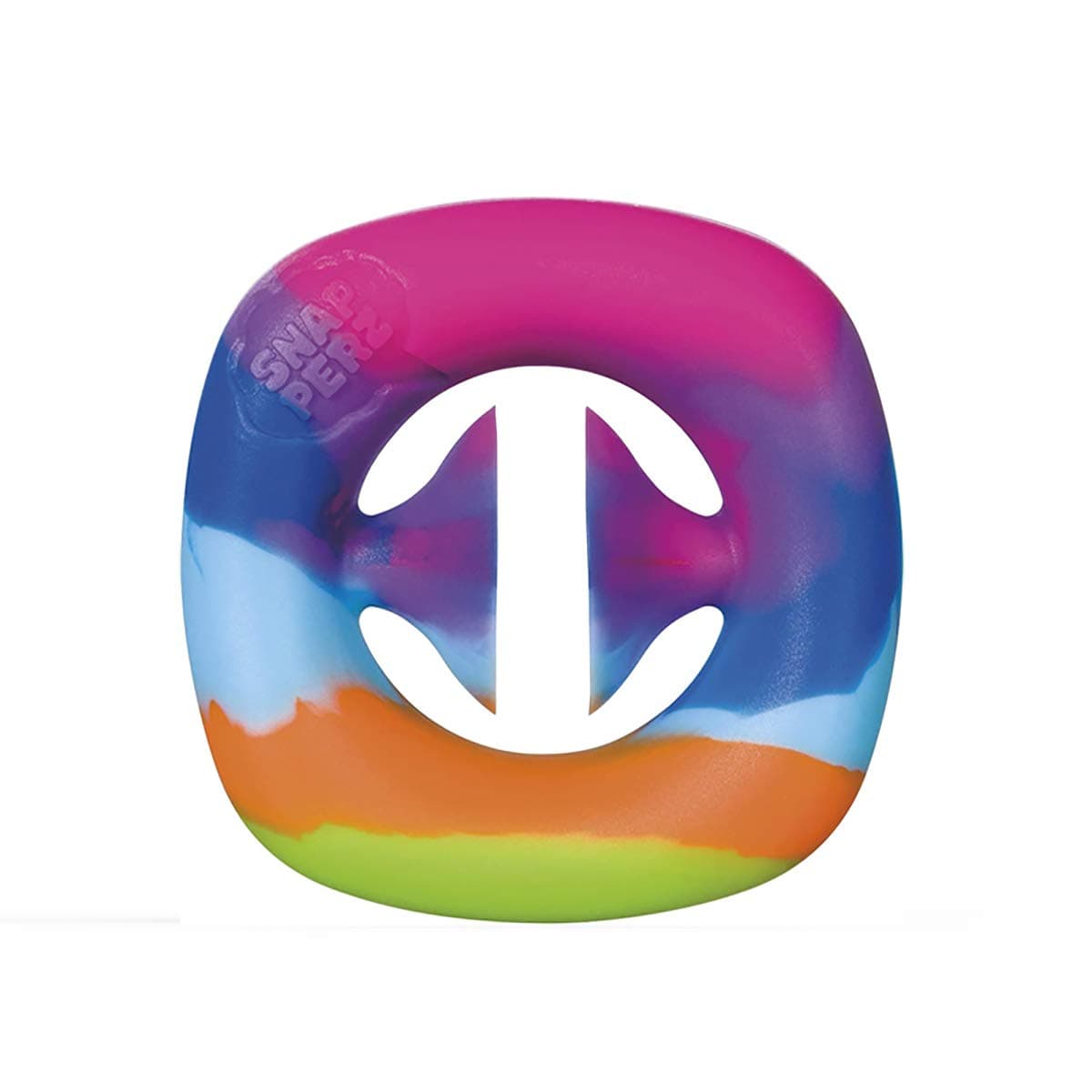 NUFR Push Pop It Silicone Snapper Fidget Toy (Rainbow)