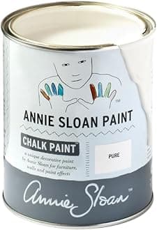 Chalk Paint® (Pure, 1 Litre/33.8 Fl Oz) a unique decorative paint for furniture, cabinets and home décor with no sanding or priming