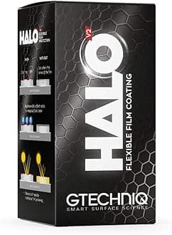 Gtechniq HaloV2 Flexible Film Coating for Cars, 50ml | Chemically-Bonding Formula Protects PPF and Vinyl, Repels Dirt, Prevents Staining, For Gloss, Matt or Satin Finishes, Lasts up to 2 Years