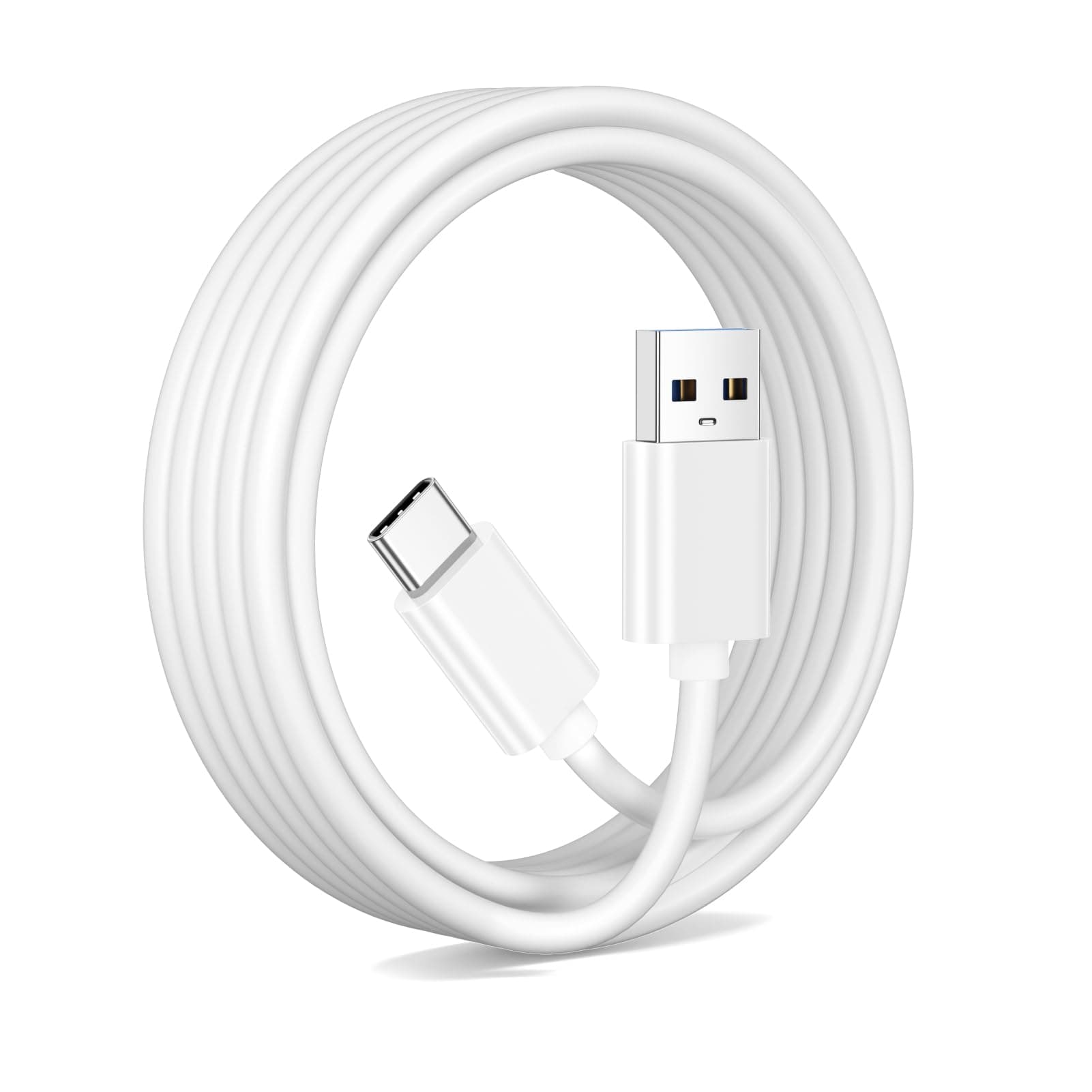 ZeroneTeck Car Carplay Cable for iPhone 17/16/15 Pro/Pro Max,USB A to USB C Charger Cable Cord 3FT,USB 3.1 A to C 10Gbps High Speed Data Transfer Type C Cable for iPad 10th Gen,iPad Air/Pro, White