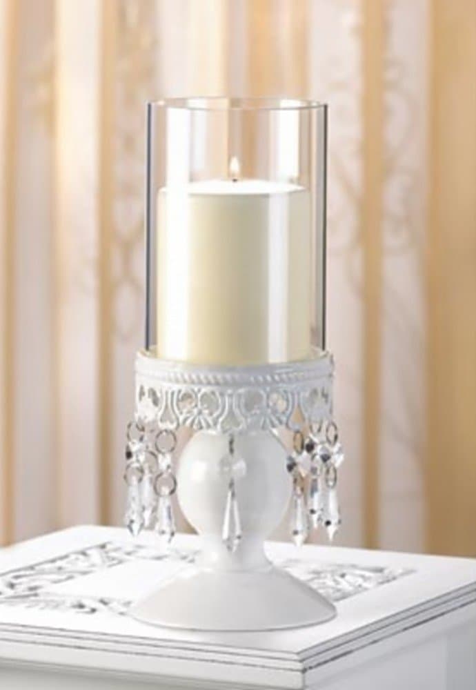 12 VICTORIAN HURRICANE LANTERN WEDDING CENTERPIECES DECORATIONS