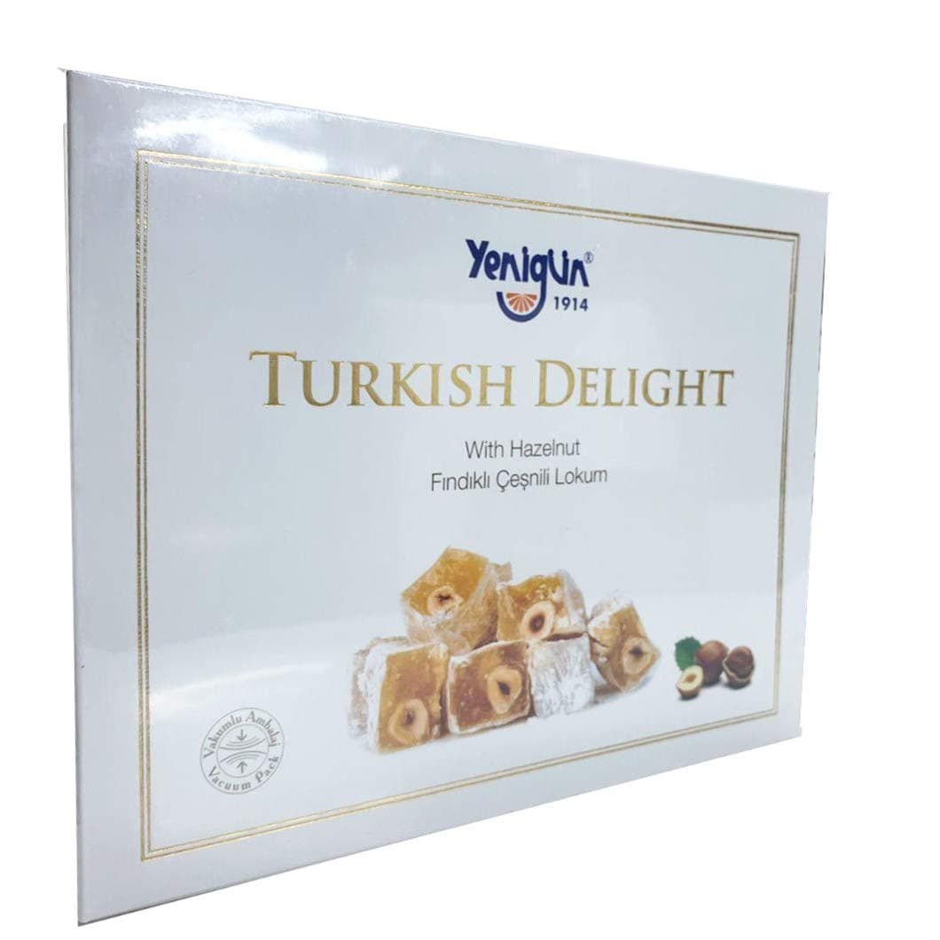 Yenigun Turkish Delight with Hazelnut, 454 gr