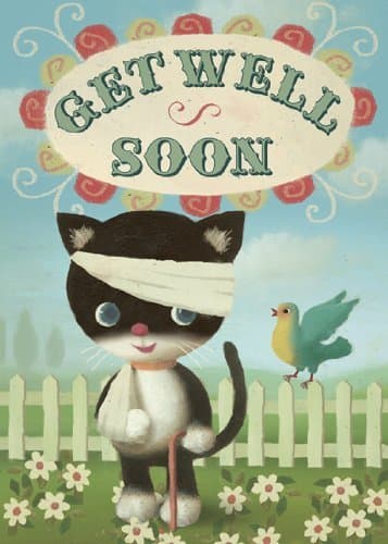 Get Well Soon Greeting Card by Stephen Mackey