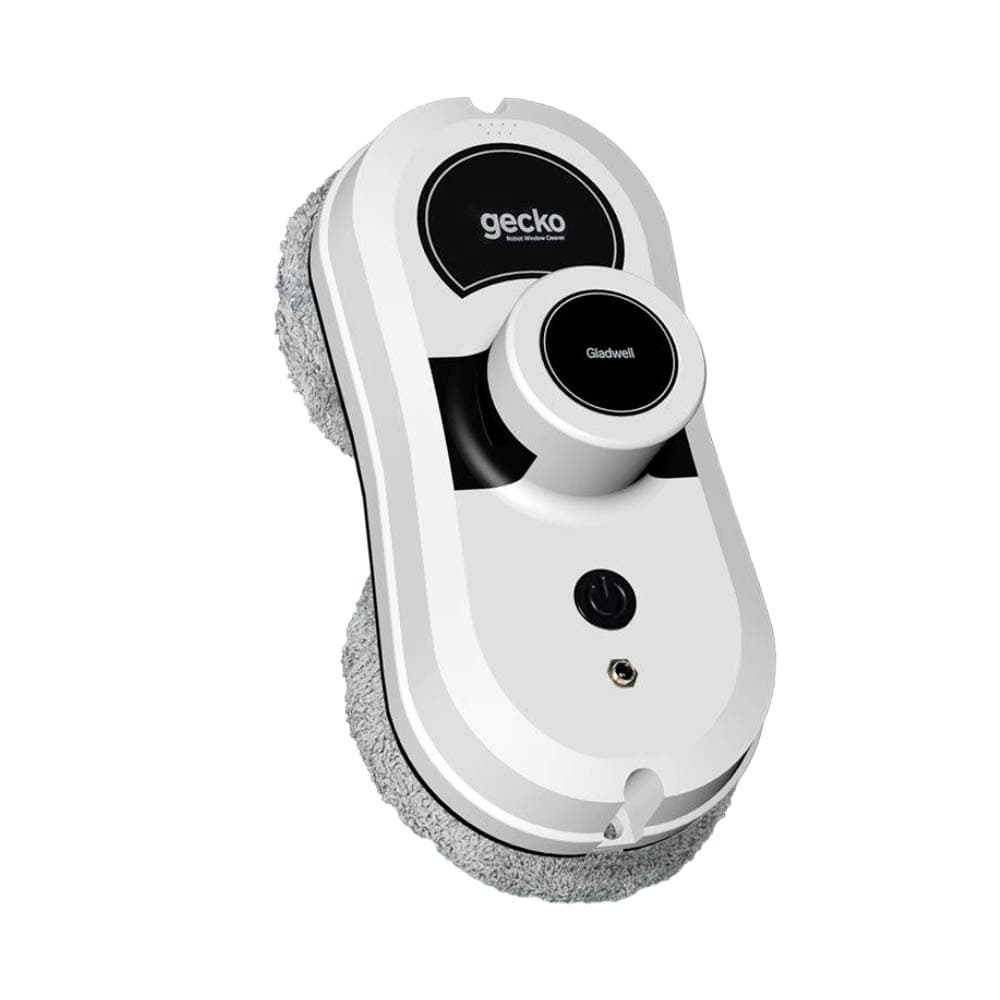Gladwell, Gecko Robot Window Cleaner, Smart Glass Cleaning Robotic Technology App and Remote, Powered Washer for Table High Windows Ceiling Magnetic Automatic, Outdoor Indoor, White