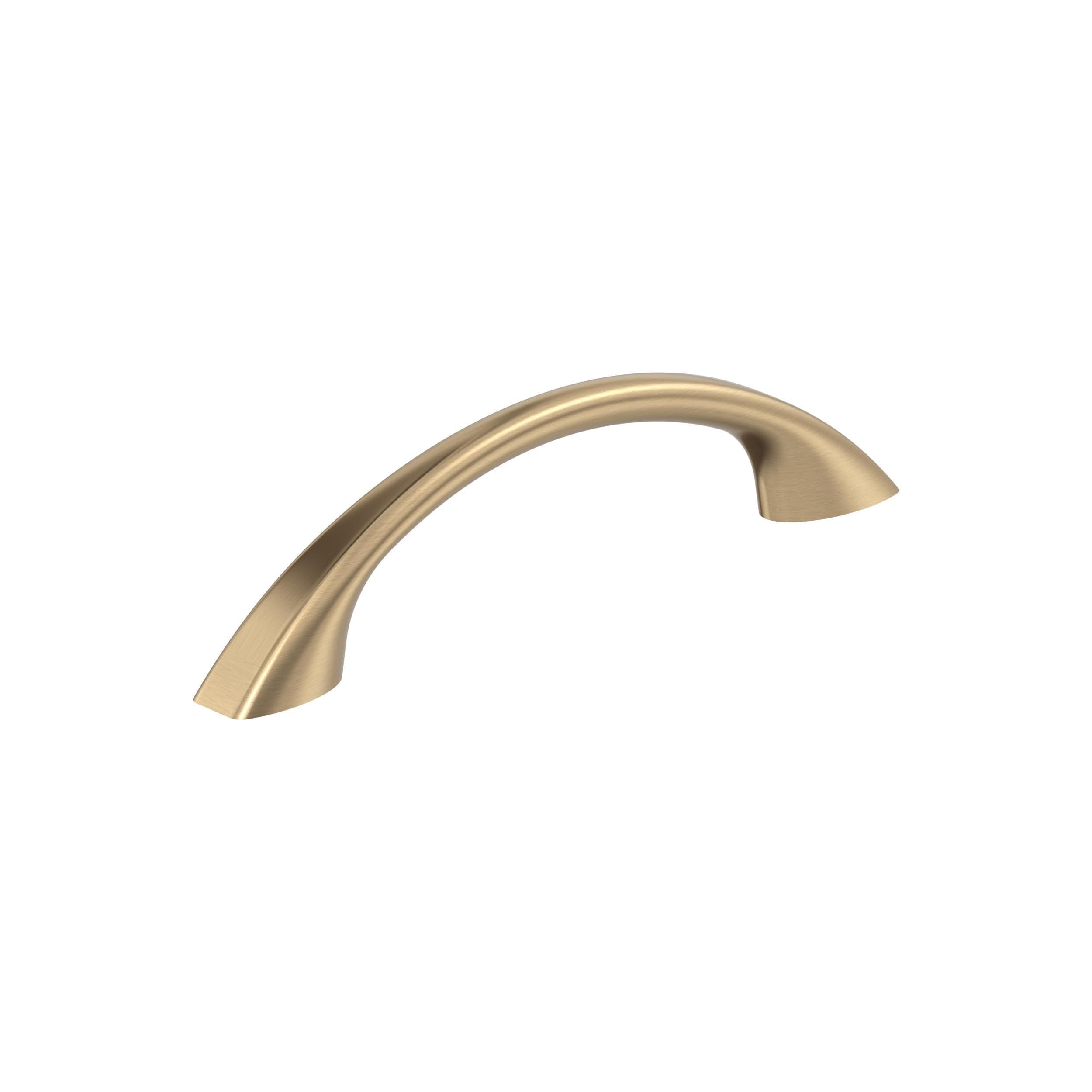 Amerock BP53003CZ Champagne Bronze Cabinet Pull | 3-3/4 inch (96mm) Center-to-Center Cabinet Hardware | Vaile | Furniture Hardware | Drawer Pull