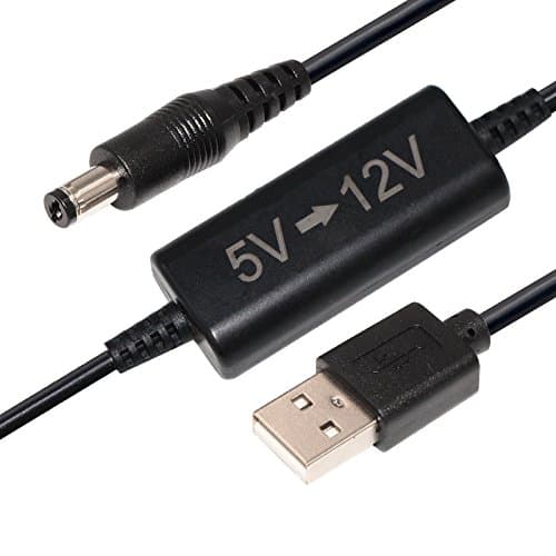 HeavenLights DC 5v to DC 12v Converter Step Up Voltage Converter DC - DC from 5V to 12V USB to 5.5 x 2.1mm