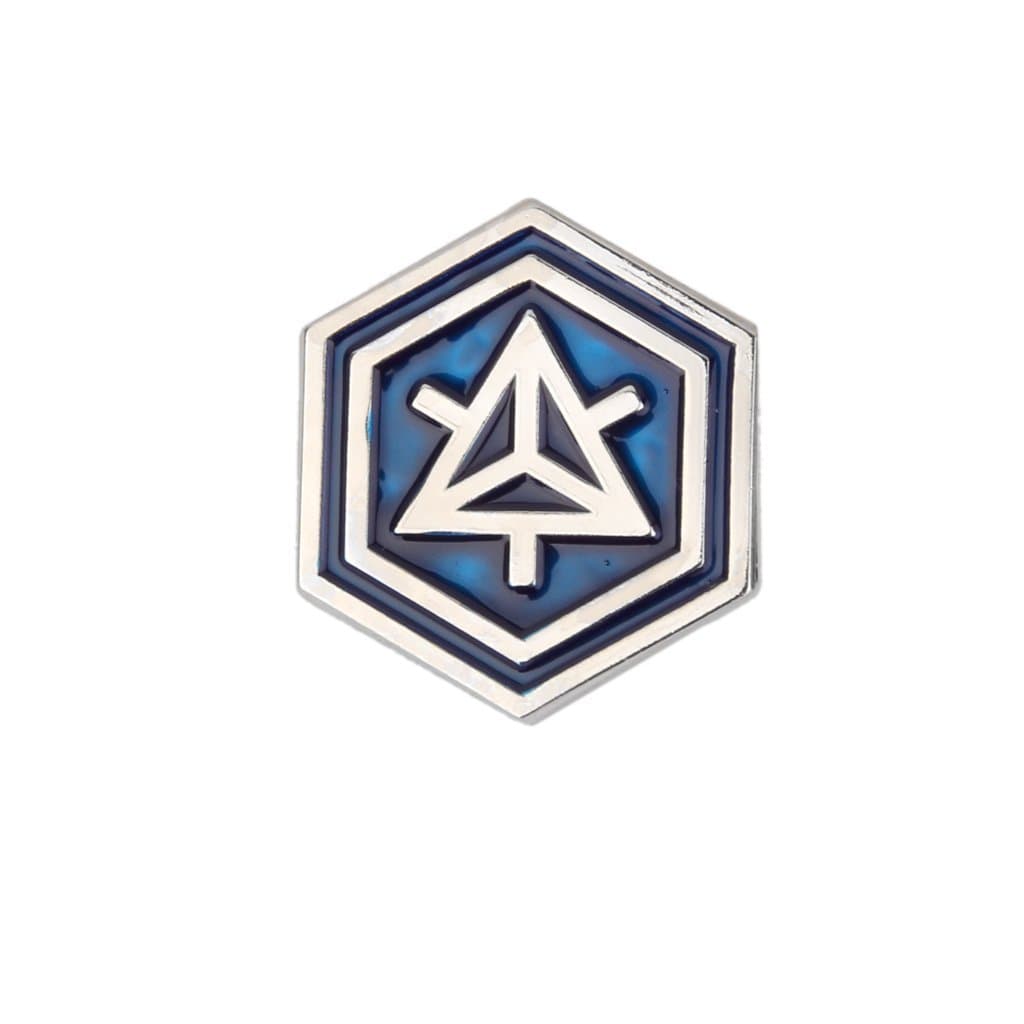 Ingress Resistance Hexagon Badge Pin 25mm