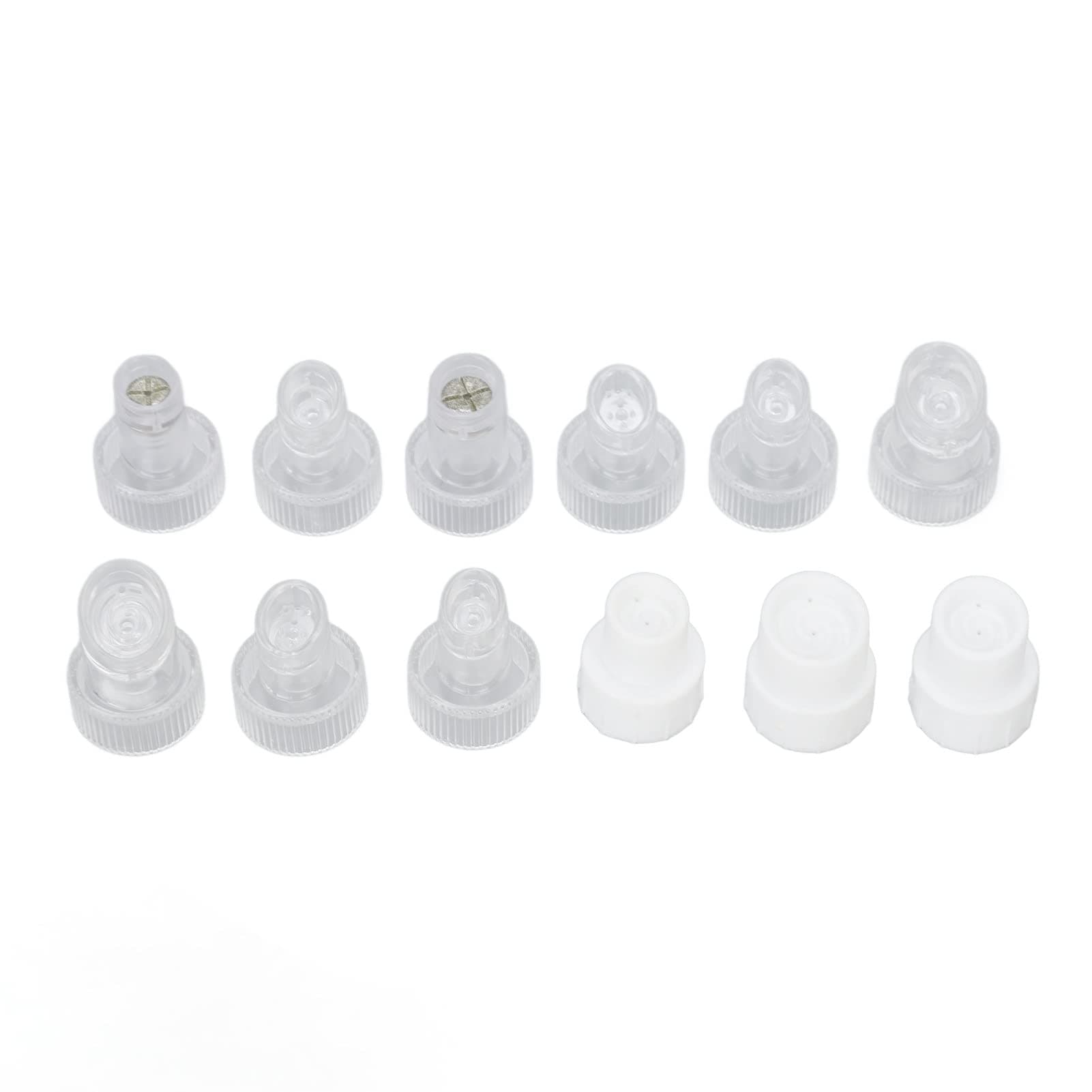 12pcs Deep Cleanings Microdermabrasions Spare Heads Abs Silicone Tips Replacement