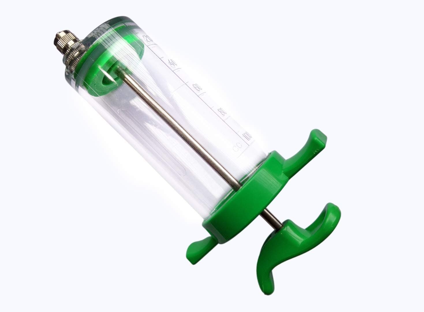 - 100ml Oral Feeding Syringe | Transparent | Luer Lock | For Veterinary Use (Pack of 1)