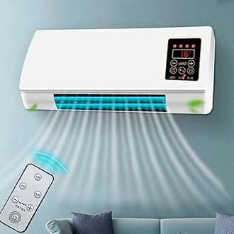Split Max Aire Acondicionado Portatil, 2 In 1 Portable Air Conditioning, 2024 New Wall Mounted Air Conditioner, With Remote, For Home/Office/Bedroom (White)