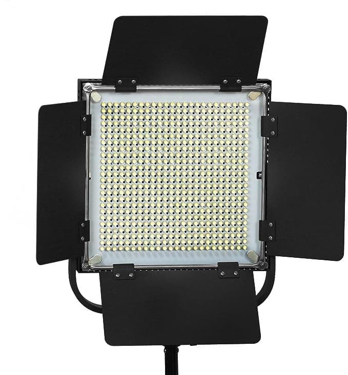 LS LIMO STUDIO LIMOSTUDIO Limo LED 600 Photographic Lighting Panel with Digital Display Screen, Photo Barndoor Light, Continuous Video Light, Brightness Control Available with Cleaning Cloth, AGG2385