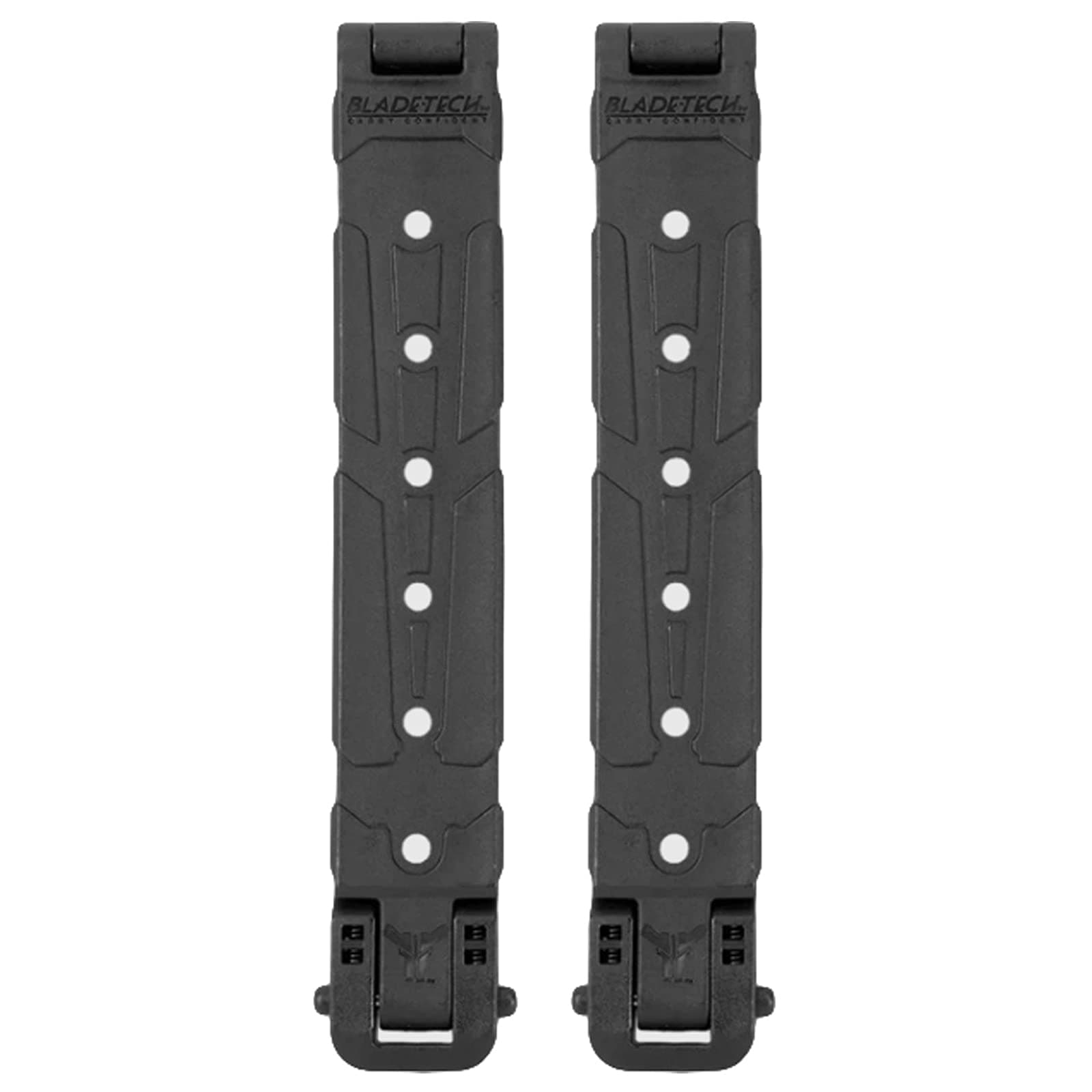 5" Molle-Lok (Pair with Mounting Hardware) - MOLLE Attachment Clip for Vests, Backpacks, Holsters, Mag Pouches, TASER, and More - USA Made - Molle-Lok 5 inch by Blade-Tech Holsters
