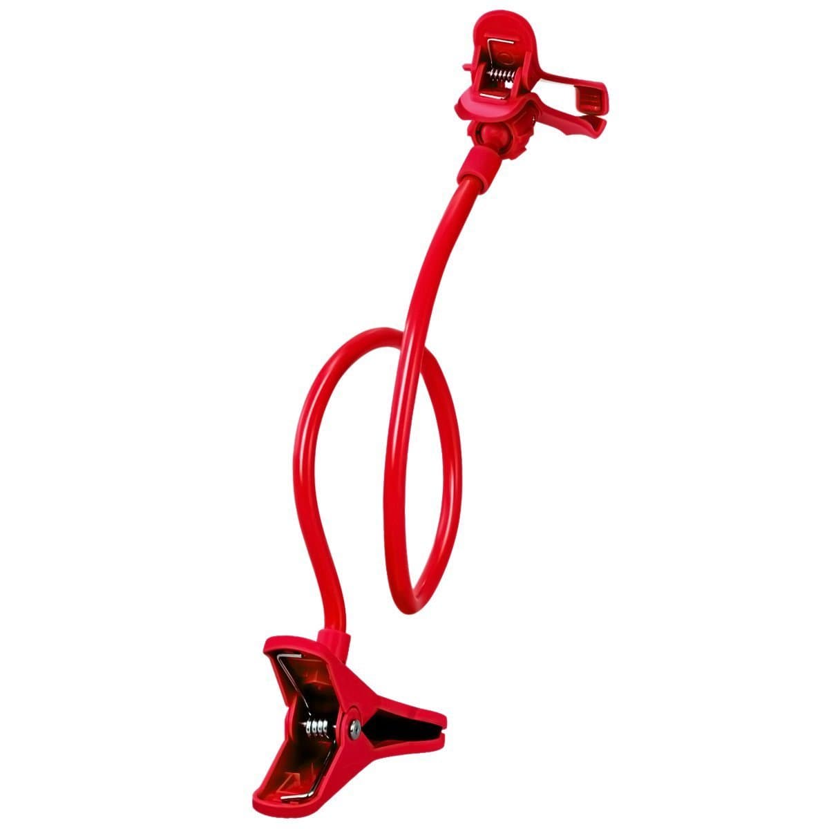 Mobile Phone Mount, Dynamic [Buddy Clip] - Pink [Universal] Hands Free [Flexible] Gooseneck [Cell Phone Holder Stand] for Bed, Car, Desk - For Apple, Samsung, HTC, Nokia, LG [360 Degree] Easy-Adjust