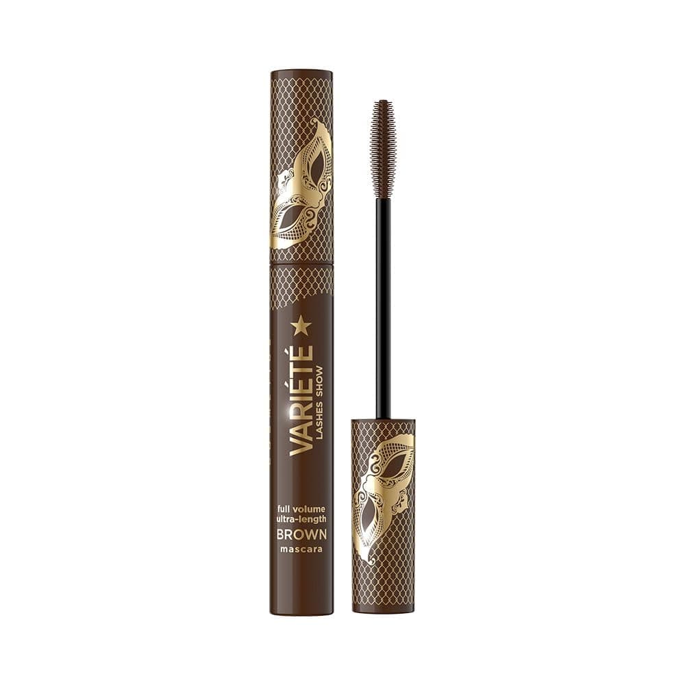 Eveline Cosmetics Variété Mascara Brown Mascara for Volume and Extension
