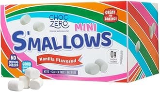 ChocZero Mini Marshmallows, Sugar Free, High Fiber, Gluten Free, Low Carb Baking, Keto, No Sugar Alcohols, 10.5 Ounce (Pack of 1)