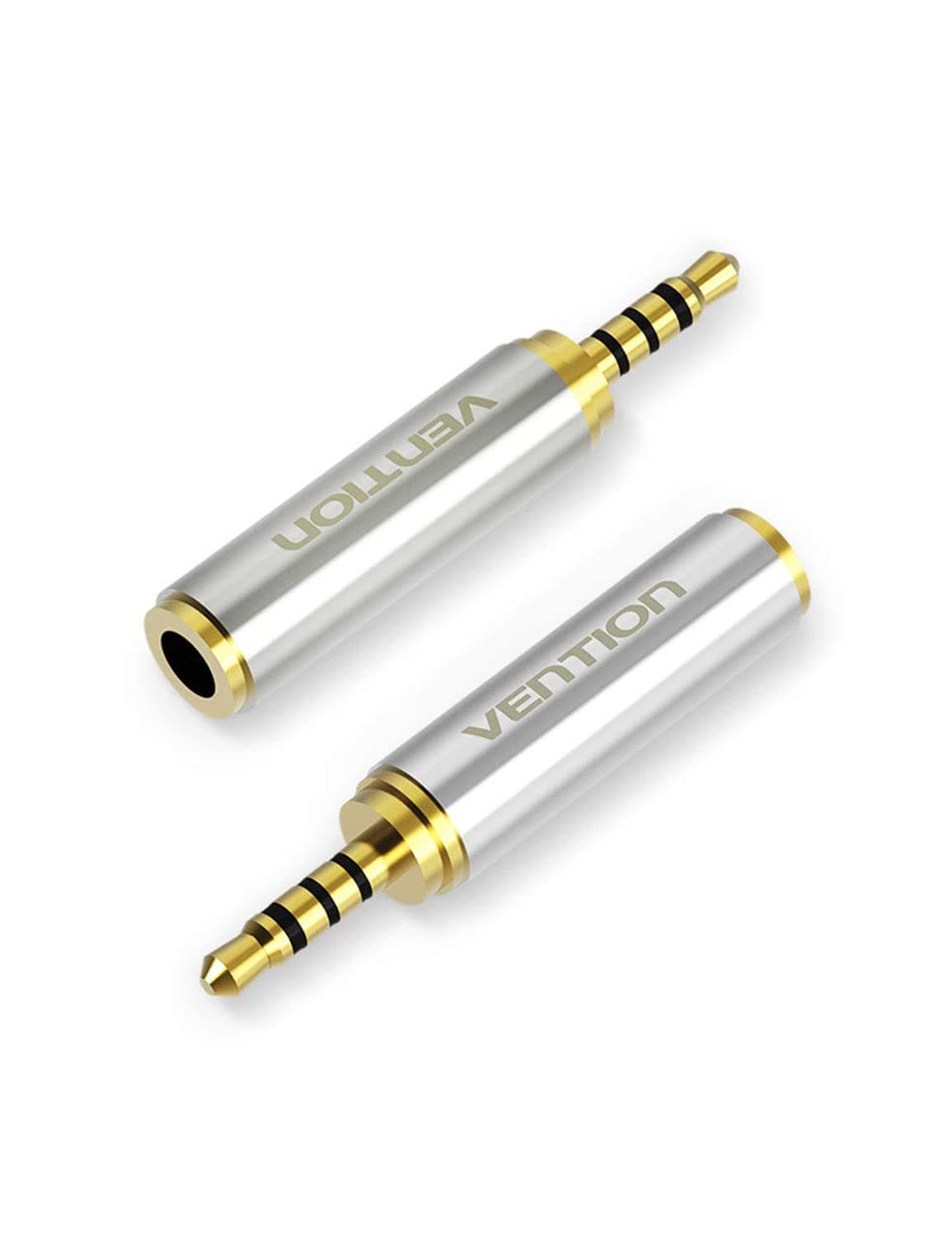 2 Pack Premium 3.5mm Female to 2.5mm Male Audio Adapter for Headphones, 2.5mm Earphone to 3.5mm Jack Stereo or Mono
