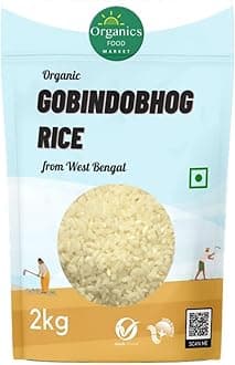 Organics Food Market Gobindobhog Rice (2Kg Pack)