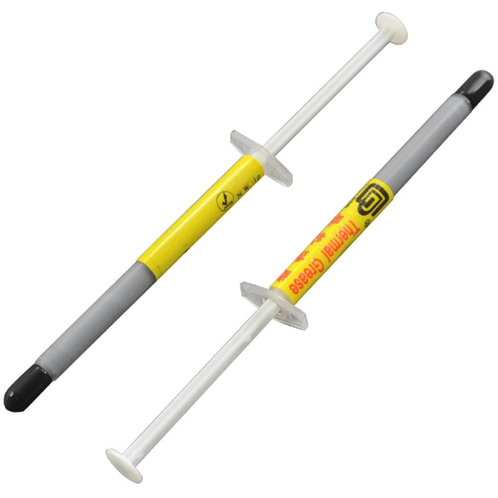 10PCS 1g Gray Thermal Grease CPU Heat Sink Compound Silicone Paste Syringe Pro GD66 Grey