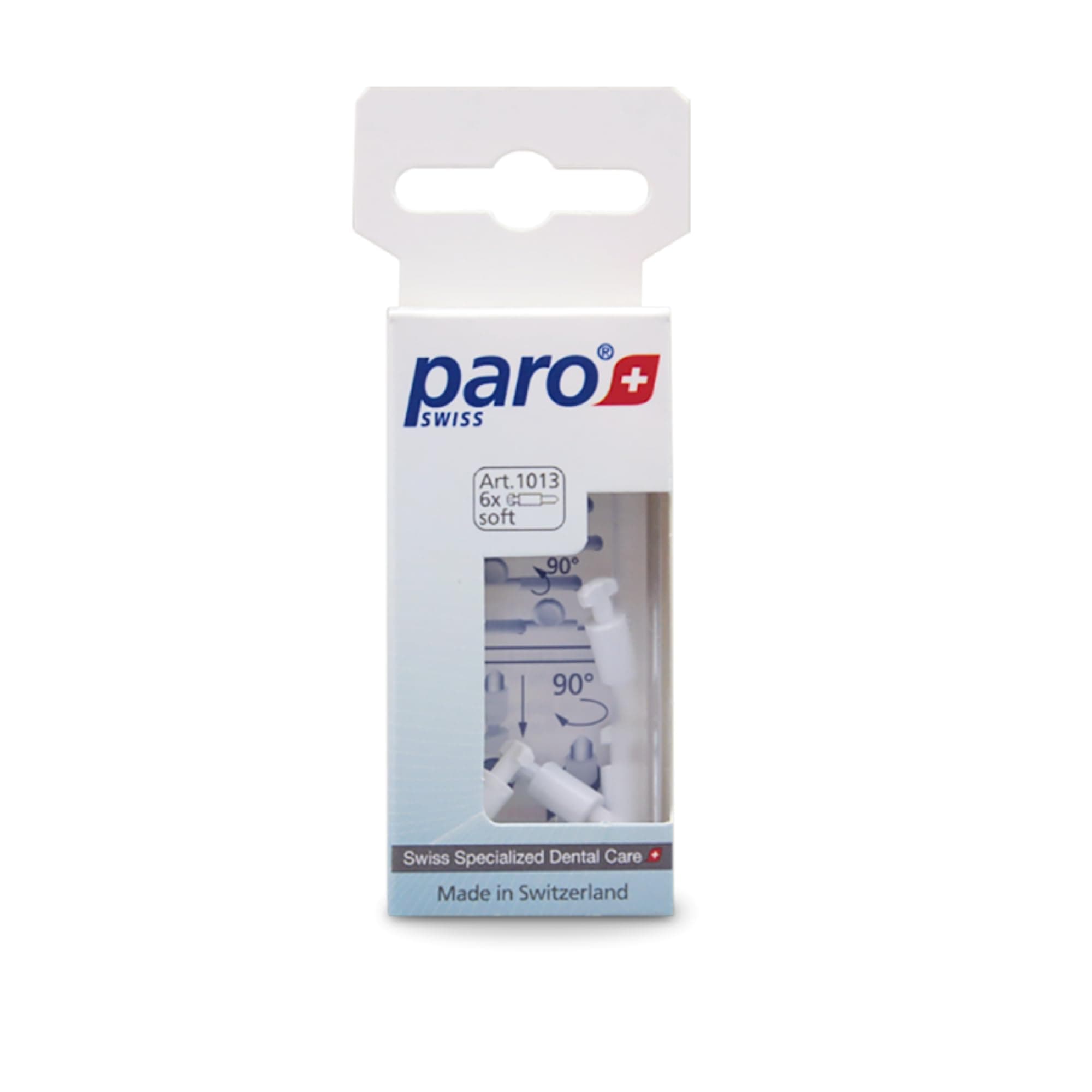 isola F Interdental Brush System – Universal & Exchangeable Tips, Soft Single-Tuft Brush, 8 Sizes, Includes Handy Grip F Holder, for Braces, Implants, and Tight Spaces