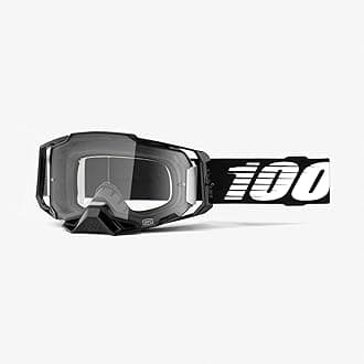 100%MÁSCARAS Unisex Adult Armega Goggle Black-Clear Lens Glasses, Black (Black), One Size