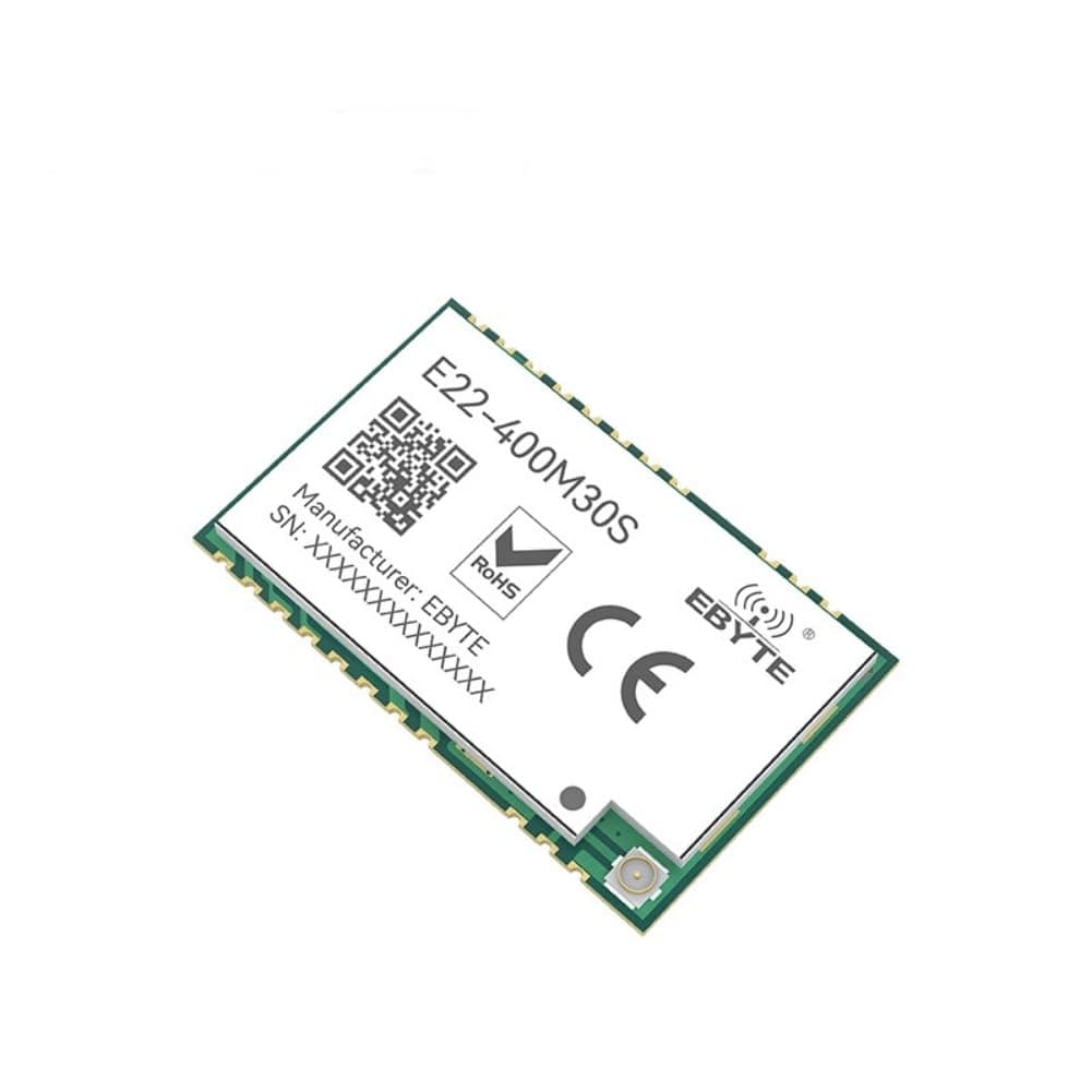 LoRa SX1268 433MHz TCXO RF Module SMD E22-400M30S IPEX Stamp Hole 1W Long Range Wireless Data Transmitter and Receiver