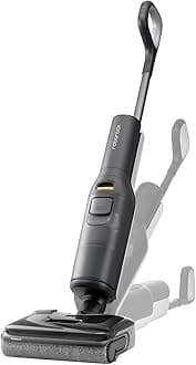 roborock F25 BX Wet Dry Vacuum Cleaner, Cordless Vacuum Mop All in One with 20000Pa, Zero-Tangle Wet Mop Cleaner for Hard Floor, 194°F Hot Air Flash Drying & Hot Water Self Cleaning, 180° Lie Flat