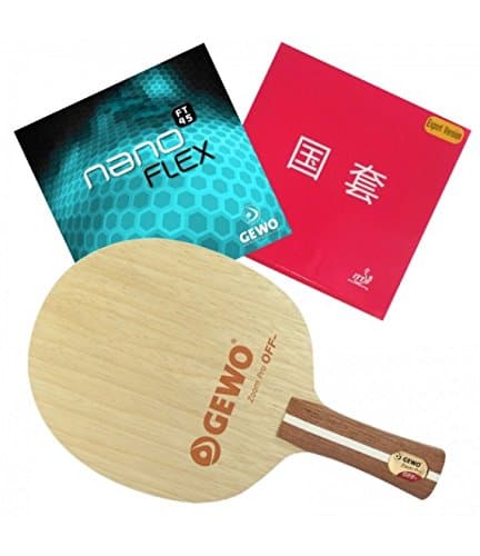 Blade Gewo Zoom Pro OFF- + Gewo Nanoflex FT 45 + Tuttle Beijing IV Table Tennis Racket
