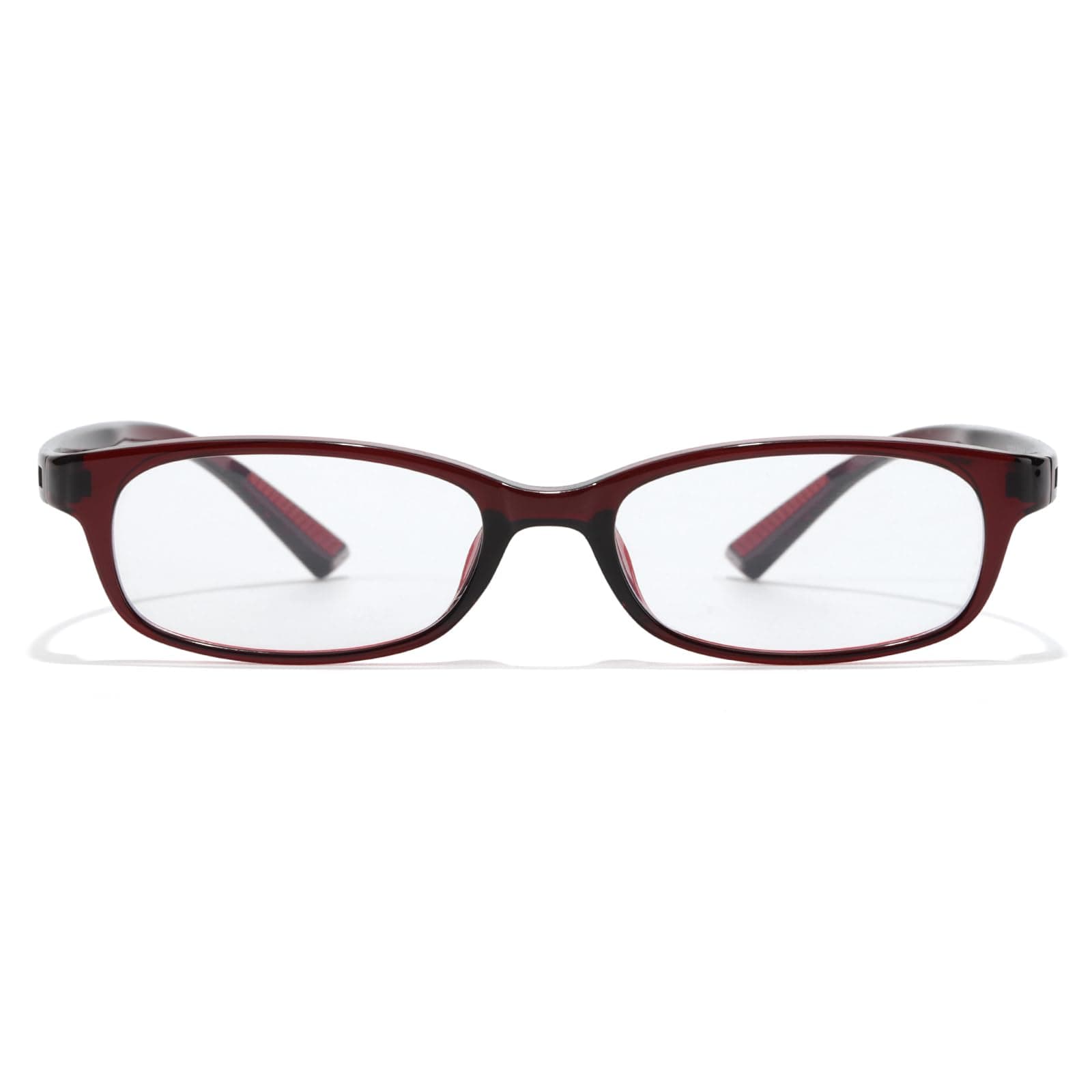 Office-Siren Blue Light Glasses for Women, Rectangle Frame, Y2K Small Eyewear, Anti Eyestrain Computer Glasses