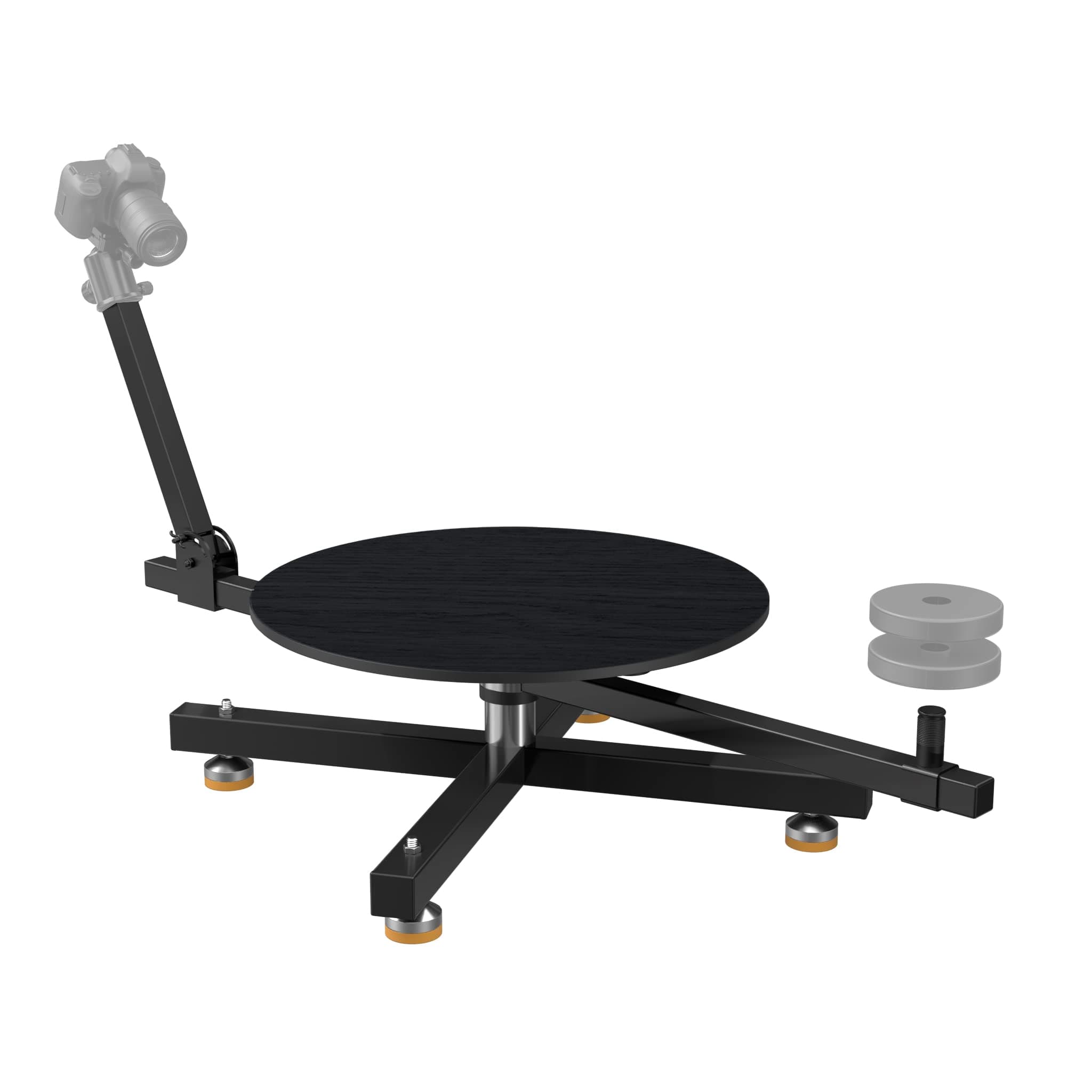 RAUBAY 360 Degree Spinner (Standard Version) Professional Photography Turntable Rotating Camera Slider Spinning Photo Video Booth Spin Platform for Product Photography, Commercial Video, Bullet Time