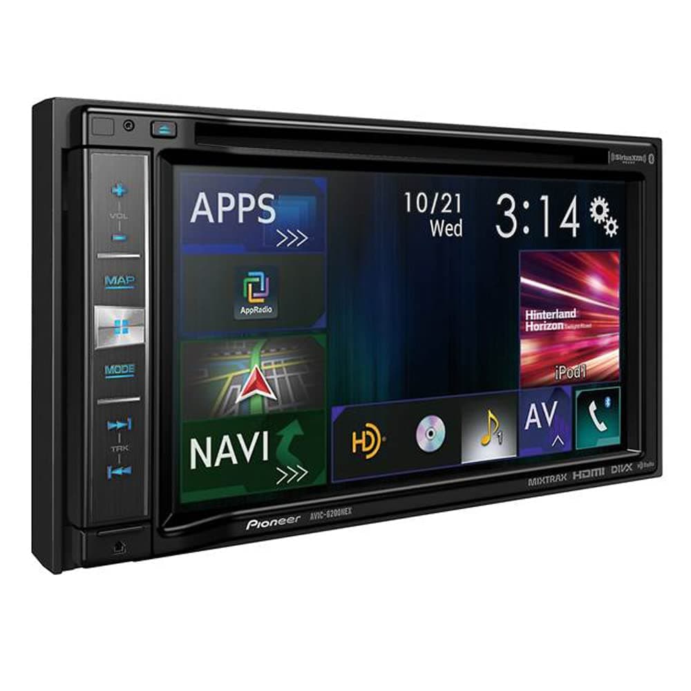 Pioneer AVIC-6200NEX in Dash Double Din Navigation Receiver with Built in Bluetooth and HD Radio