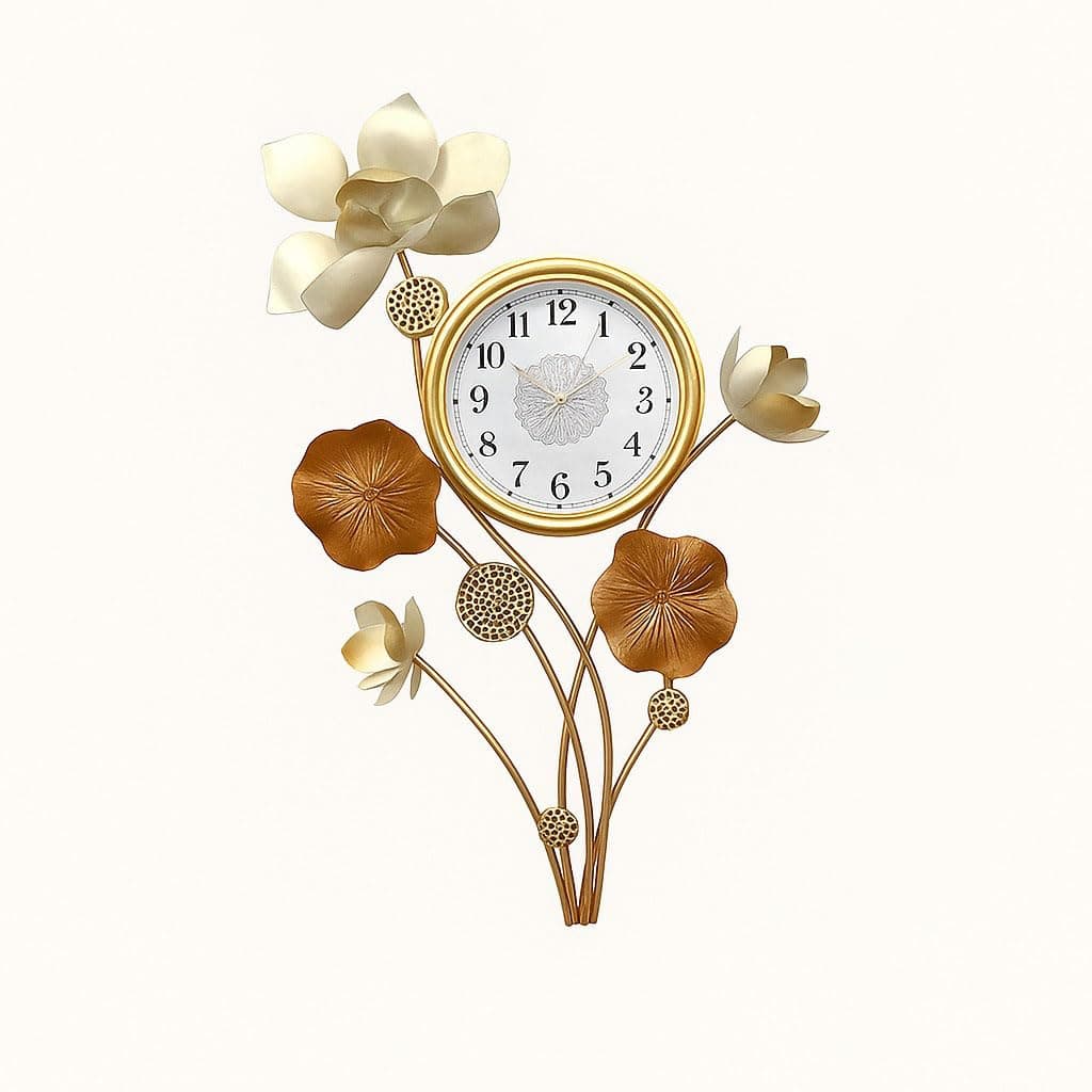 Wall Clock for Living Room Decor, Decorative Wall Clocks for Bedroom Kitchen Home Office,Modern Wall Clock Battery Operated, Large Silent Wall Clock Non Ticking, Analog Display (MO-07)