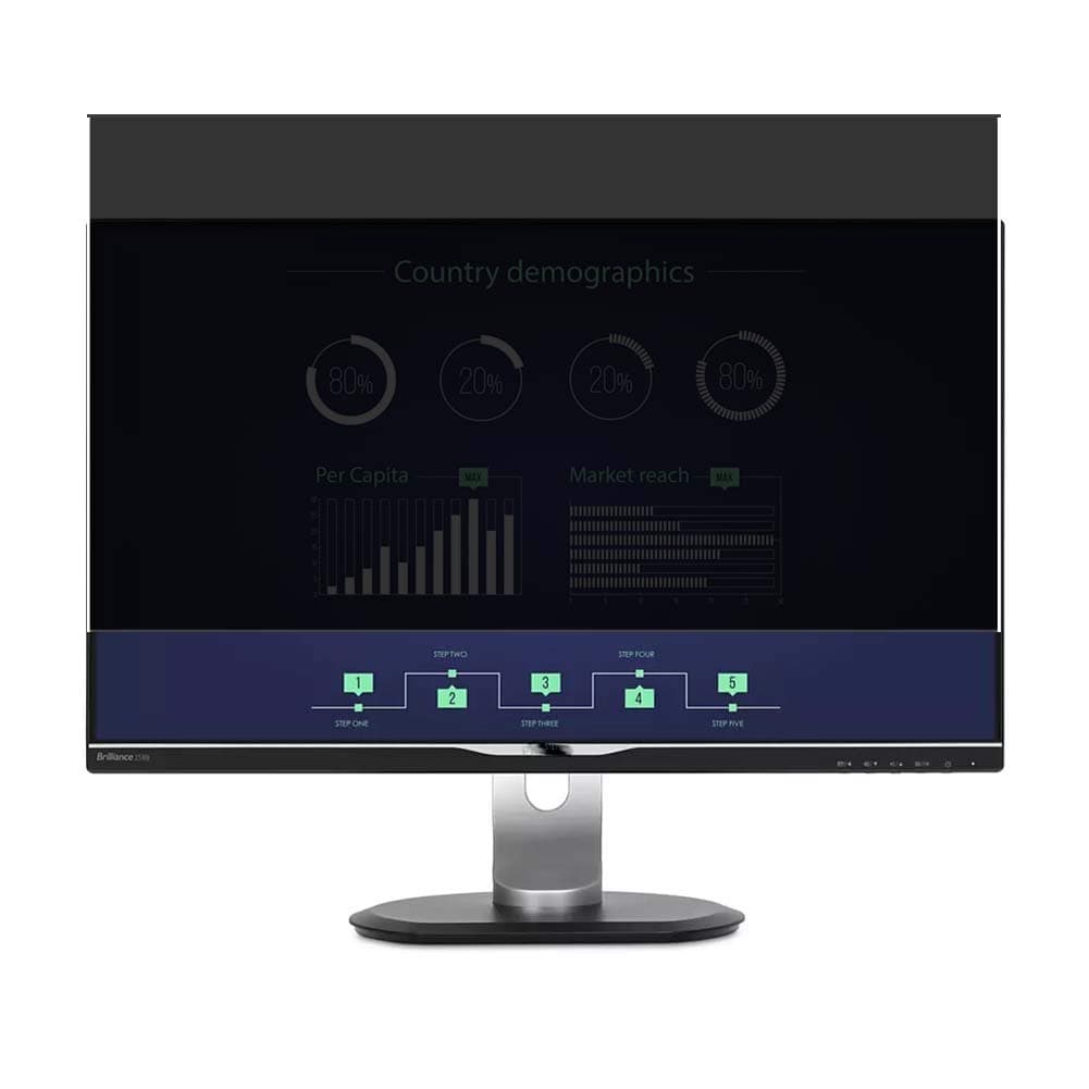 Puccy Privacy Screen Protector Film, compatible with Philips 258B6QUEB 00/01/11/27 25" Anti Spy TPU Guard （ Not Tempered Glass Protectors ）