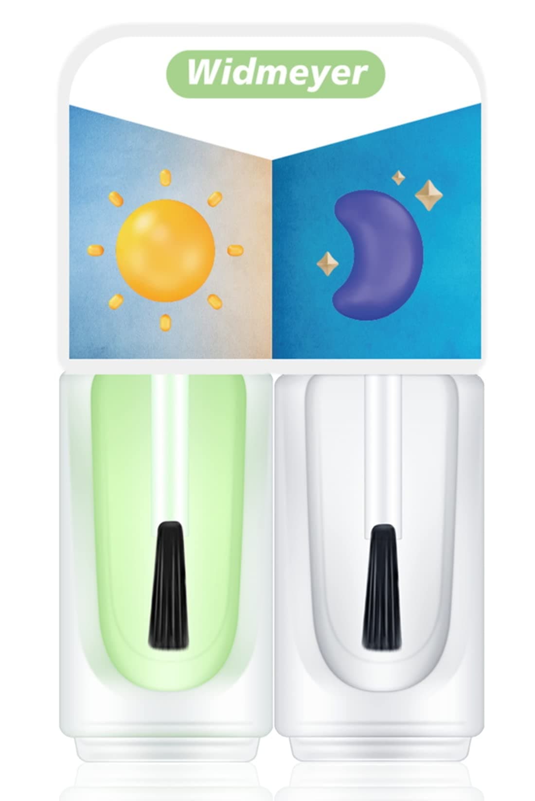 Widmeyer Nail Biting Treatment for Kids and Adults - No Bite Nail Polish to Help Stop Nail Biting, Stop Thumb Sucking for Kids Clear