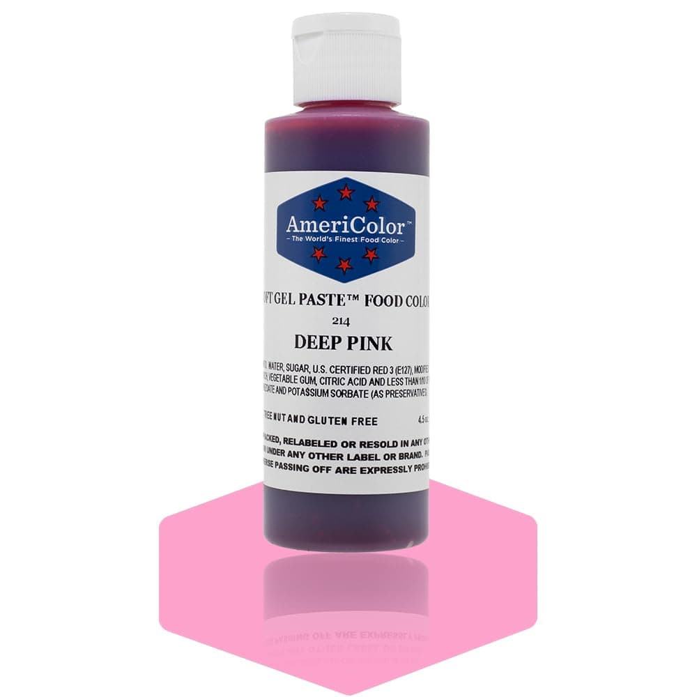 Americolor Soft Gel Paste Food Color, 4.5-Ounce, Deep Pink