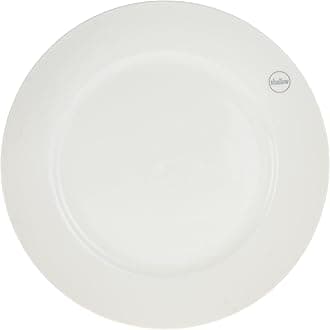 Shallow Porcelain Dinner Plate, White, 27 cm, TS-WH-10