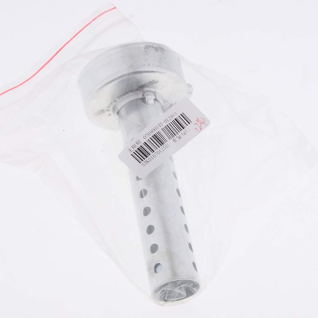 PopEye Motorcycle Tail Exhaust Can Pipe Baffle Muffler Silencer DB Killer Noise Sound Eliminator 60mm Silver