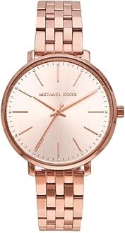 Michael Kors Womens Quartz Watch, Analog Display and Stainless Steel Strap MK3897
