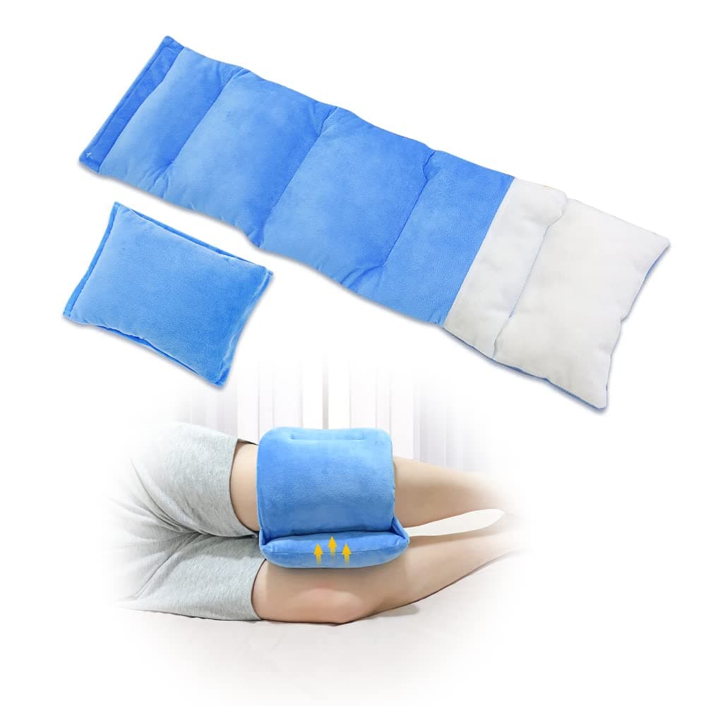Knee Pillow for Side Sleepers Leg Pillows Side Sleeping Hip Pillow Knee Wedge Leg Support Pillow Between Legs for Sleeping Knee Support Surgery Pillow for Aligns Spine, Back, Sciatica Pain Relief
