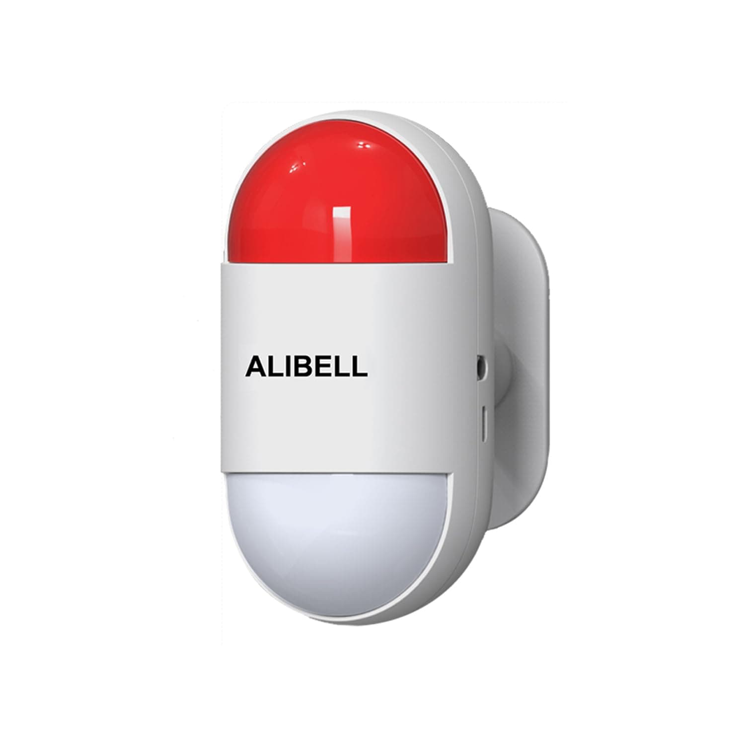 ALIBELL Remote Strobe Alarm Loud Panic Alarm (Battery Powered & USB Charging)Emergency Alarm Siren for Home/Shop/Usi 1 Single Strobe Siren