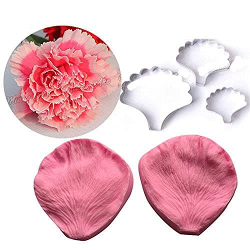 Carnations Petals Veiner Stainless Steel Cutter