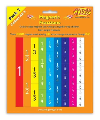 Fridgemagic Magnetic Teach Yourself Fractions