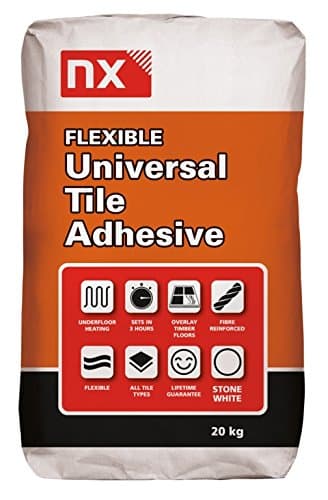 Norcros Stone White Universal Flexible Tile Adhesive 20kg