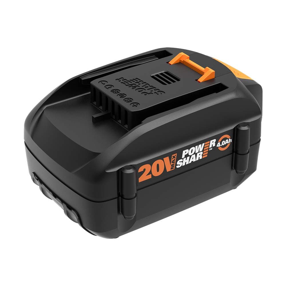 WA3578 - PowerShare 20V 4.0Ah, Lithium Ion High Capacity Battery, Orange and Black