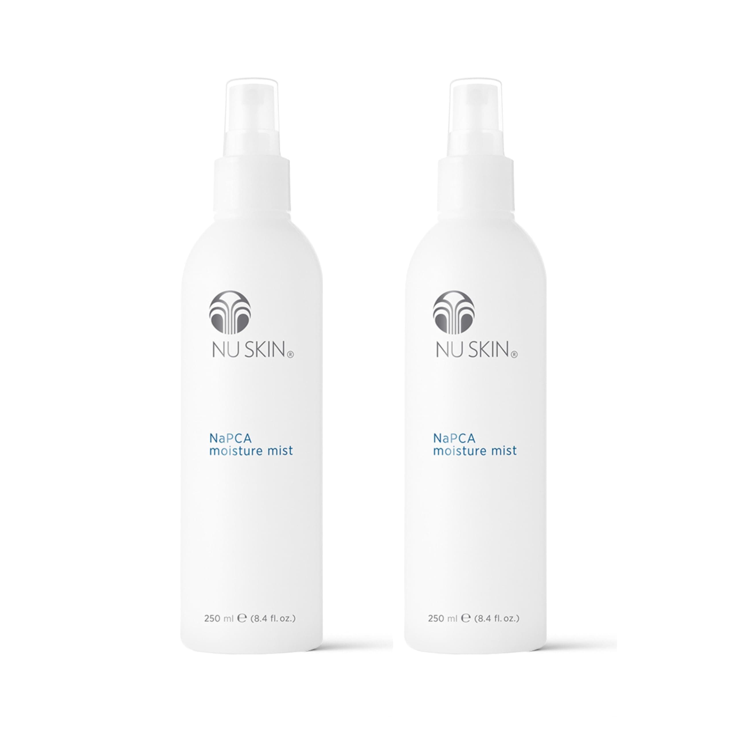 NaPCA Moisture Mist | Revitalizing Moisturizer & Cooling Mist with Hyaluronic Acid | Hydrating Spray for Face, Body & Hair | Sodium PCA for All Skin Types | 8.4 fl. oz. | 2 Pack
