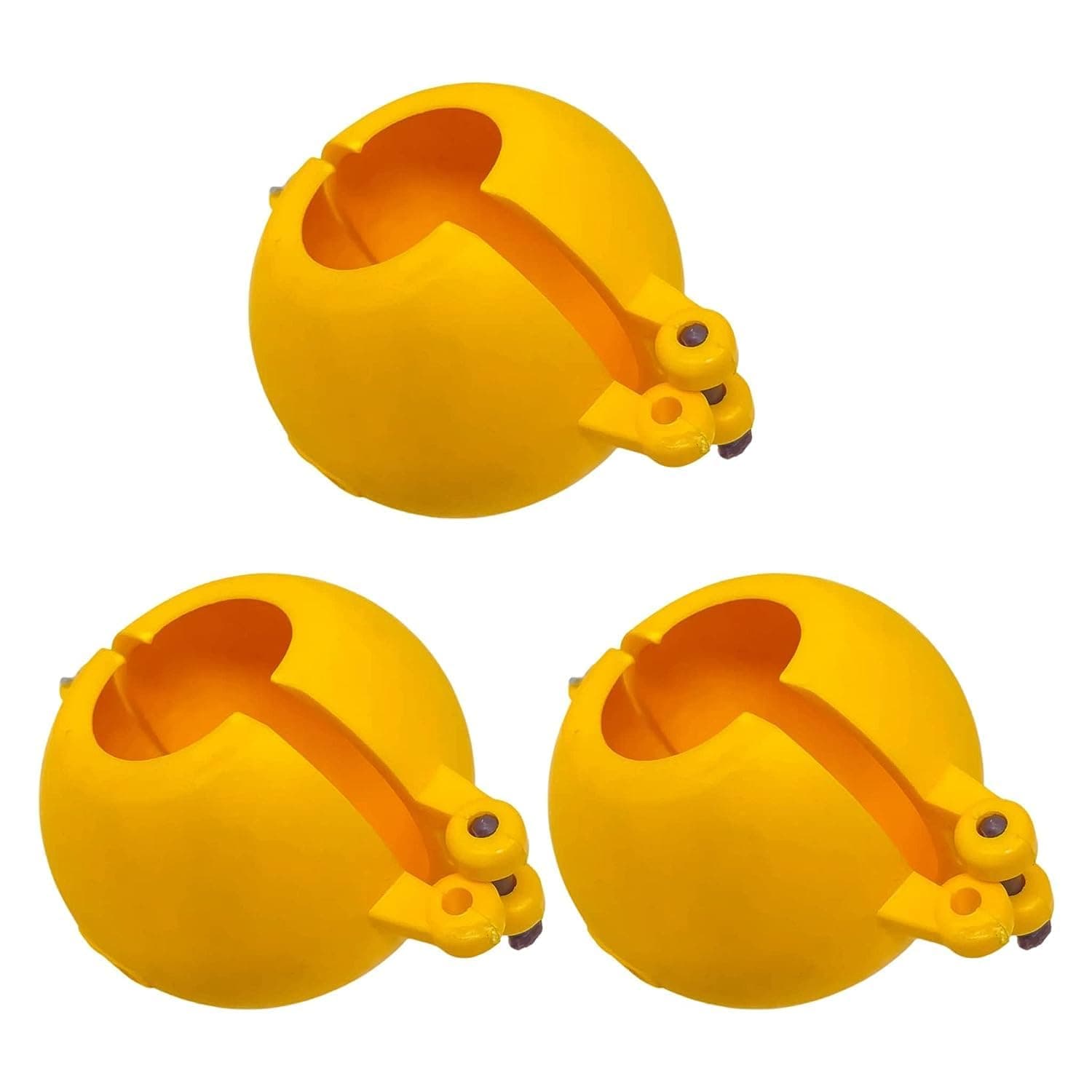 Ladoo Maker Mold Plastic Set of 3 in Three Sizes 1Small, Medium and Large No. Ladu Maker Mould Sancha for Ganpati Diwali Janmashtmi and Other Festival for Indian Mithai